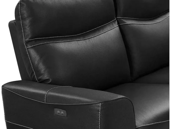 Shop Elektrische Relax-Driezitsbank Van Zwart Vaarsleer Damon 2En 3-Zitsbank