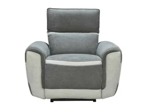 Store Elektrische Relaxfauteuil In Donkergrijze Stof Orietto Relaxfauteuil