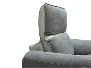 Store Elektrische Relaxfauteuil In Donkergrijze Stof Orietto Relaxfauteuil