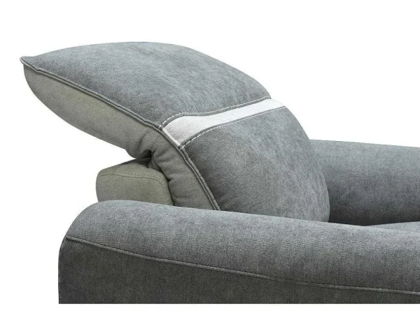 Store Elektrische Relaxfauteuil In Donkergrijze Stof Orietto Relaxfauteuil