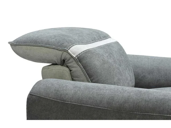 Store Elektrische Relaxfauteuil In Donkergrijze Stof Orietto Relaxfauteuil