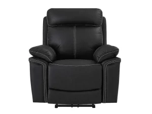 Shop Elektrische Relaxstoel Van Leer Isiris - Zwart Relaxfauteuil