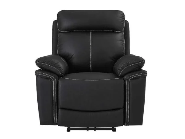 Shop Elektrische Relaxstoel Van Leer Isiris - Zwart Relaxfauteuil