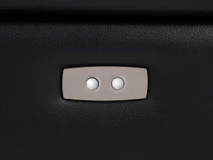 Best Sale Elektrische Relax-Tweezitsbank Van Zwart Leer Mesola Elektrische Relaxbanken
