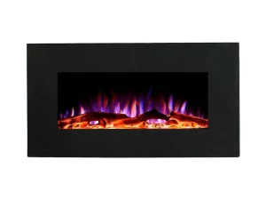 Cheap Elektrische Sfeerhaard Chandela - L84 X D14 X H45 Cm - Zwart Haard