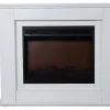 Discount Elektrische Sfeerhaard Nevado - Met Schoorsteenmantel - Leds - L100 X D27,5 X H82,5 Cm - Wit Haard