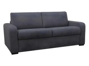 Online Express-Driezitsslaapbank Van Antracietgrijze Stof - Bed Met Brede Latten 140 Cm - Matras 22 Cm - Bevis Speciale Modellen Zitbanken & Fauteuils