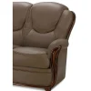 Shop Fauteuil Adelaide - 100% Buffelleer - Taupe Fauteuil Leer