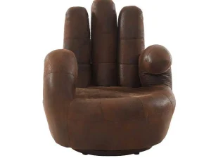 Fashion Fauteuil Draaibaar Catchy Van Microvezel Met Verouderd Effect Handstoel