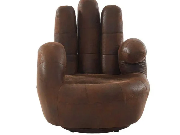 Fashion Fauteuil Draaibaar Catchy Van Microvezel Met Verouderd Effect Handstoel