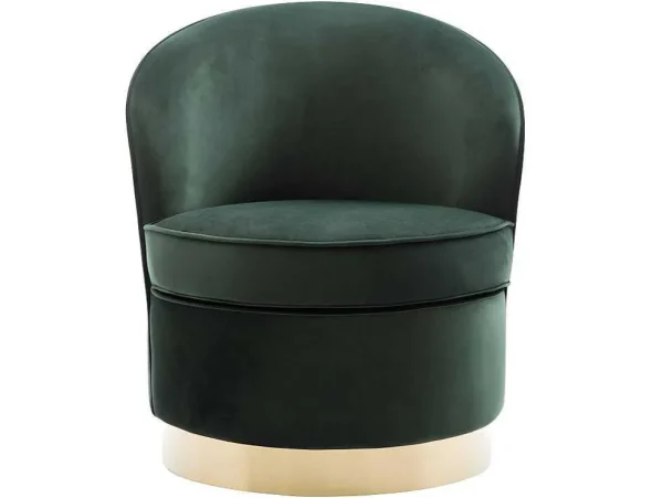 Best Fauteuil Sanela Van Fluweel - Spargroen Fauteuil Stof