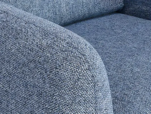 New Fauteuil Van Stof Magelan - Lichtblauw Fauteuil Stof