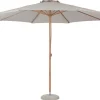 Best Frank Zonnescherm Parasol Met Dissel O3.5M Teak Decor, Beige. Parasol