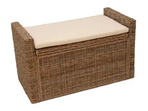 New Genua Rotan Opbergkist, Cubu Grijs Kleine Opberger En Slaapkameraccessoire