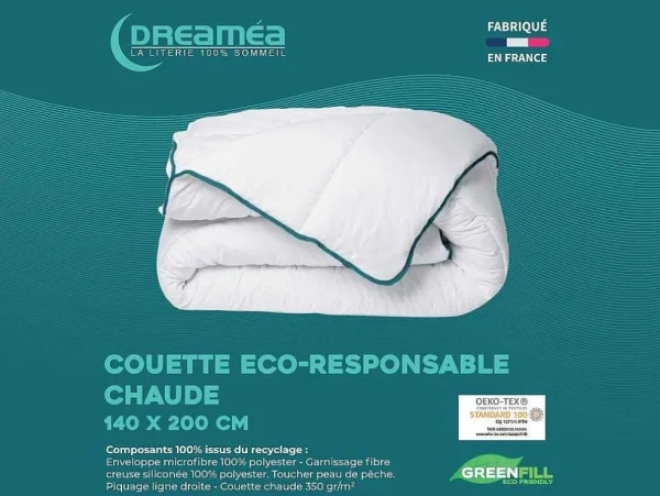 Shop Gerecycled Warm Dekbed Van In Microvezel - 140 X 200 Cm - 350 Gr/M - Rosa Dekbed