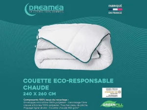 Outlet Gerecycled Warm Dekbed Van In Microvezel - 240 X 260 Cm - 350 Gr/M - Rosa Dekbed