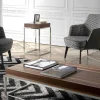 Discount Gestoffeerde Armstoel In Houndstooth Stof 5011 Fauteuil Kunstleer