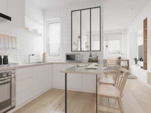 Store Glazen Binnenraam Bayview Van Aluminium Met Zwarte Poedercoating - 90 X 130 Cm Glazen Binnenraam