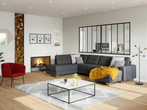 Fashion Glazen Binnenraam Bayview Van Aluminium Met Zwarte Poedercoating - 150 X 130 Cm Glazen Binnenraam