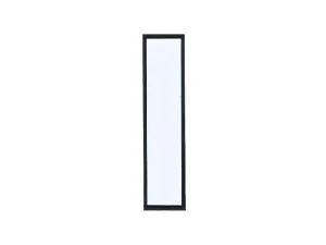 Store Glazen Binnenraam In Aluminium Met Poedercoating - 30 X 130 Cm - Zwart - Bayview Glazen Binnenraam