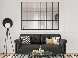 Sale Glazen Binnenraam In Orangeriestijl Van Gepoederlakt Aluminium 180 X 130 Cm Zwart Oransa Glazen Binnenraam
