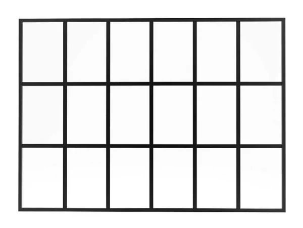 Sale Glazen Binnenraam In Orangeriestijl Van Gepoederlakt Aluminium 180 X 130 Cm Zwart Oransa Glazen Binnenraam