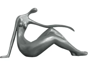Best Groot Beeld Madeleine Ii Van Hars - L.36 X H. 22 Cm - Zilver Standbeeld