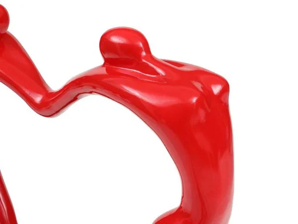 Shop Groot Hartvormig Standbeeld Van Hars B49 X H55 Cm Rood Lovina Standbeeld