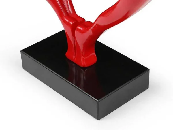 Shop Groot Hartvormig Standbeeld Van Hars B49 X H55 Cm Rood Lovina Standbeeld