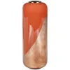 Online Grote Geemailleerde Metalen Vaas - D. 30 X H. 82 Cm - Terracotta En Koperblad - Perlin Decoratieobject Voor Binnen