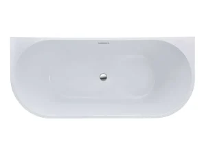 Cheap Halfvrijstaand Bad Divina -200L - 150X75X58Cm - Wit Halfvrijstaand Bad