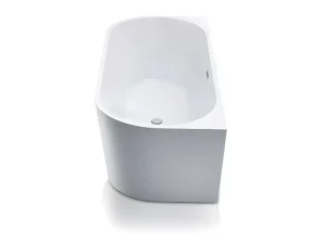 Cheap Halfvrijstaand Bad Divina -200L - 150X75X58Cm - Wit Halfvrijstaand Bad