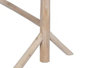 Best Handdoekhouder Op Poten Van Massief Teakhout - L80 Cm X D29 Cm X H75 Cm - Fodna Accessoires & Spiegels