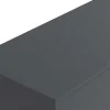 Discount Hangend Badkamermeubel - Antraciet Grijze Kleur - L150 Cm - Isaure Ii Wastafelmeubel