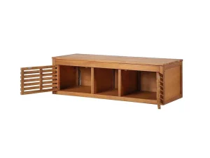 Online Hangend Badkamermeubel Van Acaciahout Met Dubbele Wastafel - 130 Cm - Penebel Dubbele Wastafel