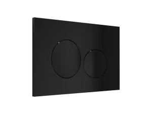 Best Sale Hangend Toilet Pakket In Glanzend Zwart Met Inbouwreservoir En Bedieningsplaat - Javoine Hangend Toilet