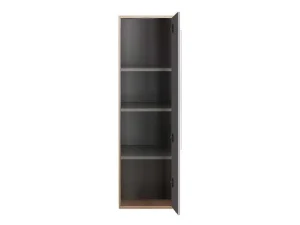 Sale Hangende Badkamerkolom - Licht Naturelkleurig En Grijs - L35 X B30 X H120 Cm - Jasmine Badkamerkast