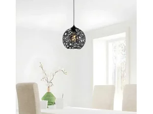 Online Hanglamp Met Verstelbare Hoogte Celindra - D. 25 X H. 39/119 Cm - Zwart Hanglamp