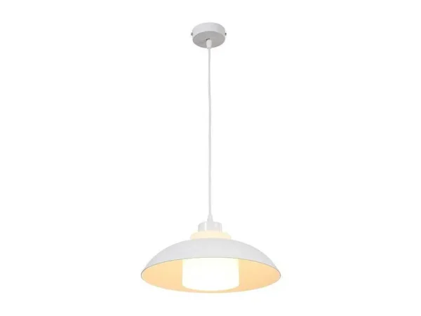 Fashion Hanglamp Van Metaal - D34 X H120 Cm - Wit - Briliva Hanglamp