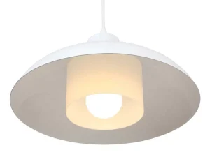 Fashion Hanglamp Van Metaal - D34 X H120 Cm - Wit - Briliva Hanglamp