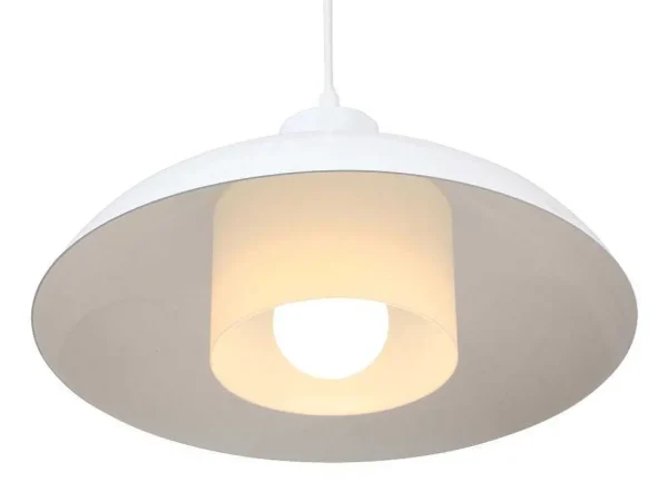 Fashion Hanglamp Van Metaal - D34 X H120 Cm - Wit - Briliva Hanglamp