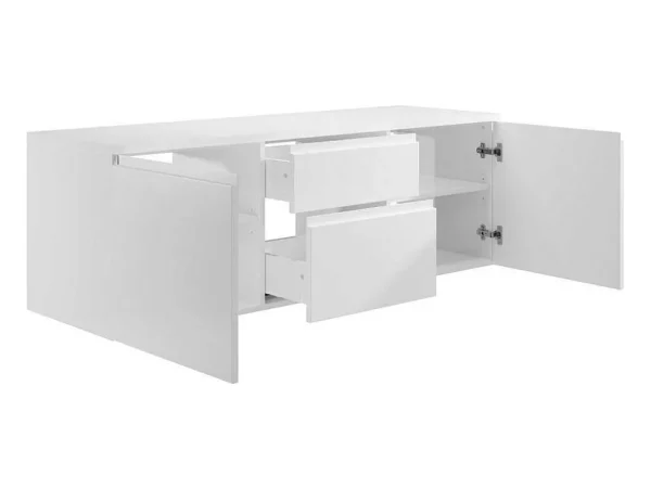 Sale Hangmeubel Onder Wastafel - Wit - 150 Cm - Jimena Ii Wastafelmeubel