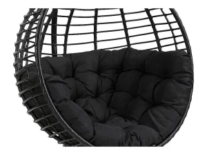 Best Sale Hangstoel Van Gevlochten Hars - Zwart - Bontoc Hangstoel