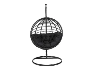Best Sale Hangstoel Van Gevlochten Hars - Zwart - Bontoc Hangstoel