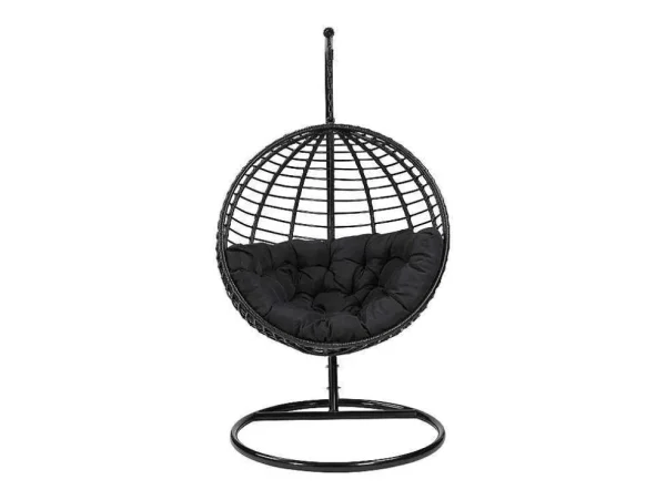 Best Sale Hangstoel Van Gevlochten Hars - Zwart - Bontoc Hangstoel
