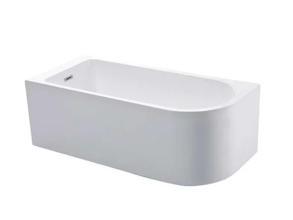 Outlet Hoekbad - 201 Liter - 150 X 75 X 58 Cm - Wit - Linkse Hoek - Anika Hoekbad