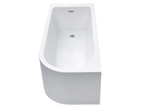 Outlet Hoekbad - 201 Liter - 150 X 75 X 58 Cm - Wit - Linkse Hoek - Anika Hoekbad