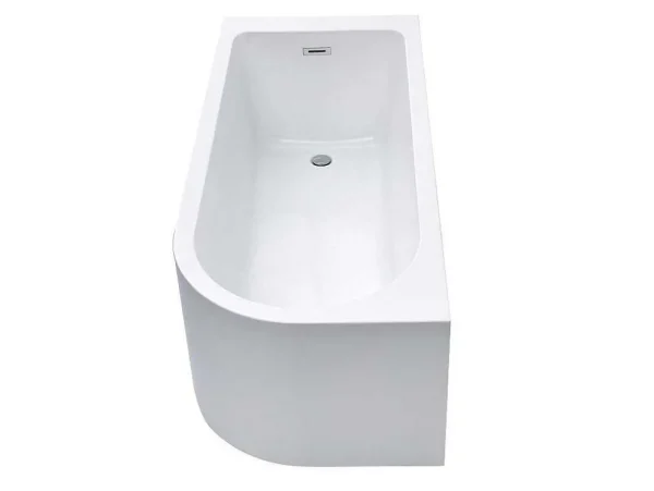 Outlet Hoekbad - 201 Liter - 150 X 75 X 58 Cm - Wit - Linkse Hoek - Anika Hoekbad