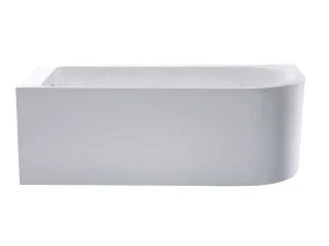 Outlet Hoekbad - 201 Liter - 150 X 75 X 58 Cm - Wit - Linkse Hoek - Anika Hoekbad