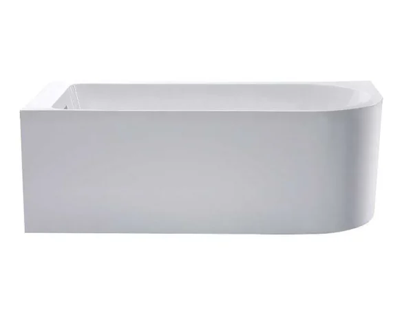 Outlet Hoekbad - 201 Liter - 150 X 75 X 58 Cm - Wit - Linkse Hoek - Anika Hoekbad